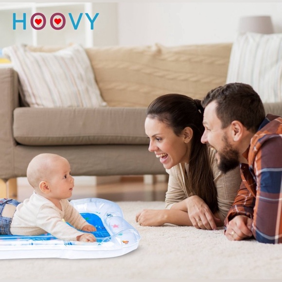 Hoovy Inflatable Tummy Time Water Play Mat Ocean Theme Toy for Baby 0-18 Months - Picture 3 of 11